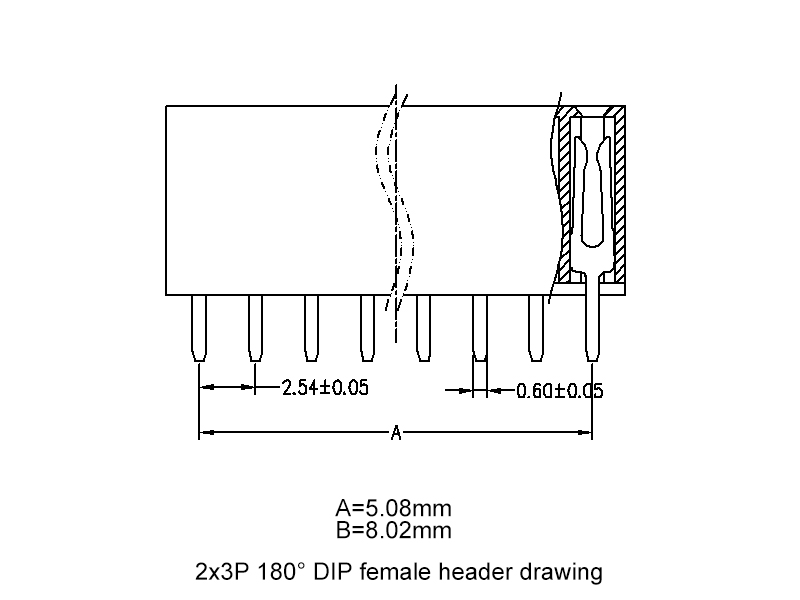 2.54mm 2x3P双排母 drawing 2.jpg